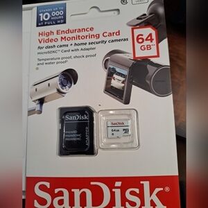 SanDisk High Endurance Video Monitoring Card 64GB